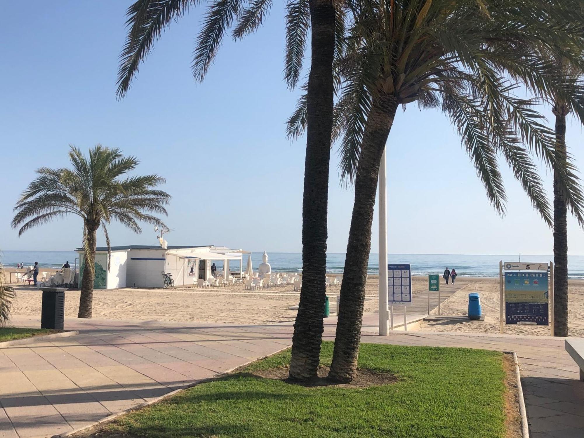 Apartamento Playa de Gandia 1ere ligne El Galeon Exterior foto